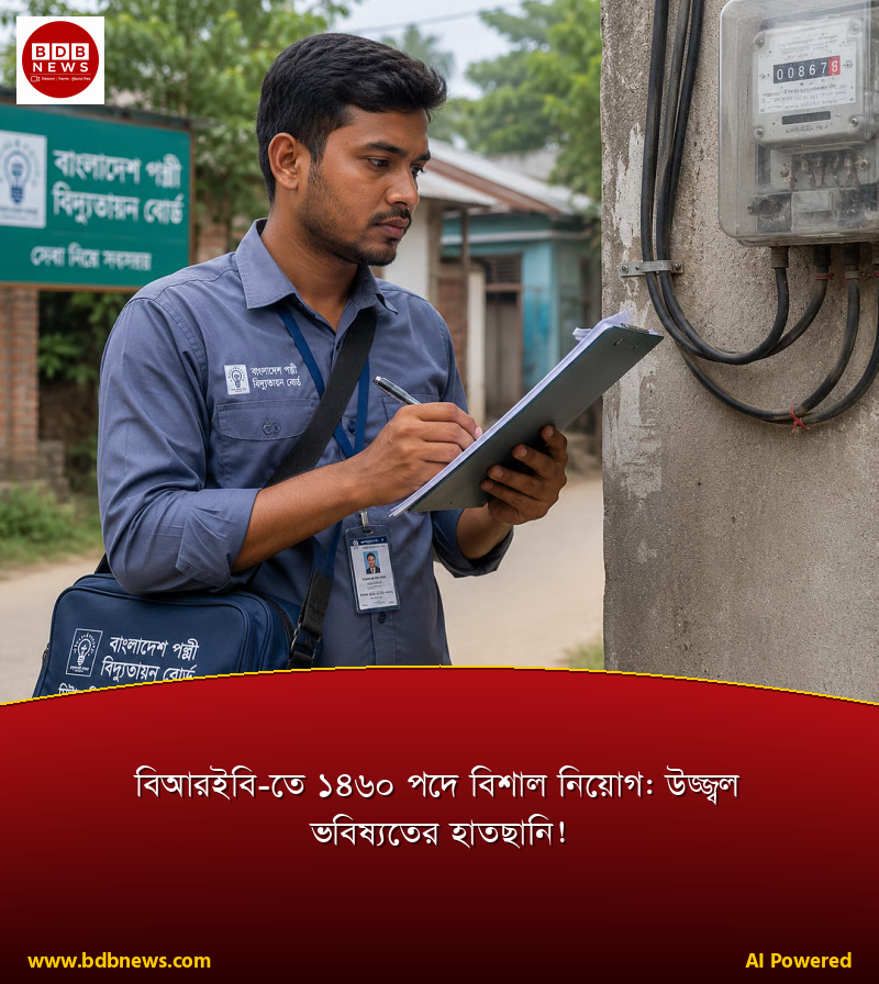 বিআরইবি-তে ১৪৬০ পদে বিশাল নিয়োগ: উজ্জ্বল ভবিষ্যতের হাতছানি!