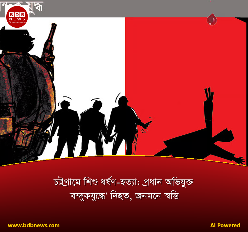 চট্টগ্রামে শিশু ধর্ষণ-হত্যা: প্রধান অভিযুক্ত 'বন্দুকযুদ্ধে' নিহত, জনমনে স্বস্তি